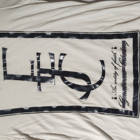 Elvis & Jesus Men's Size Large White & Black Tee Shirt - Picture 2 of 8